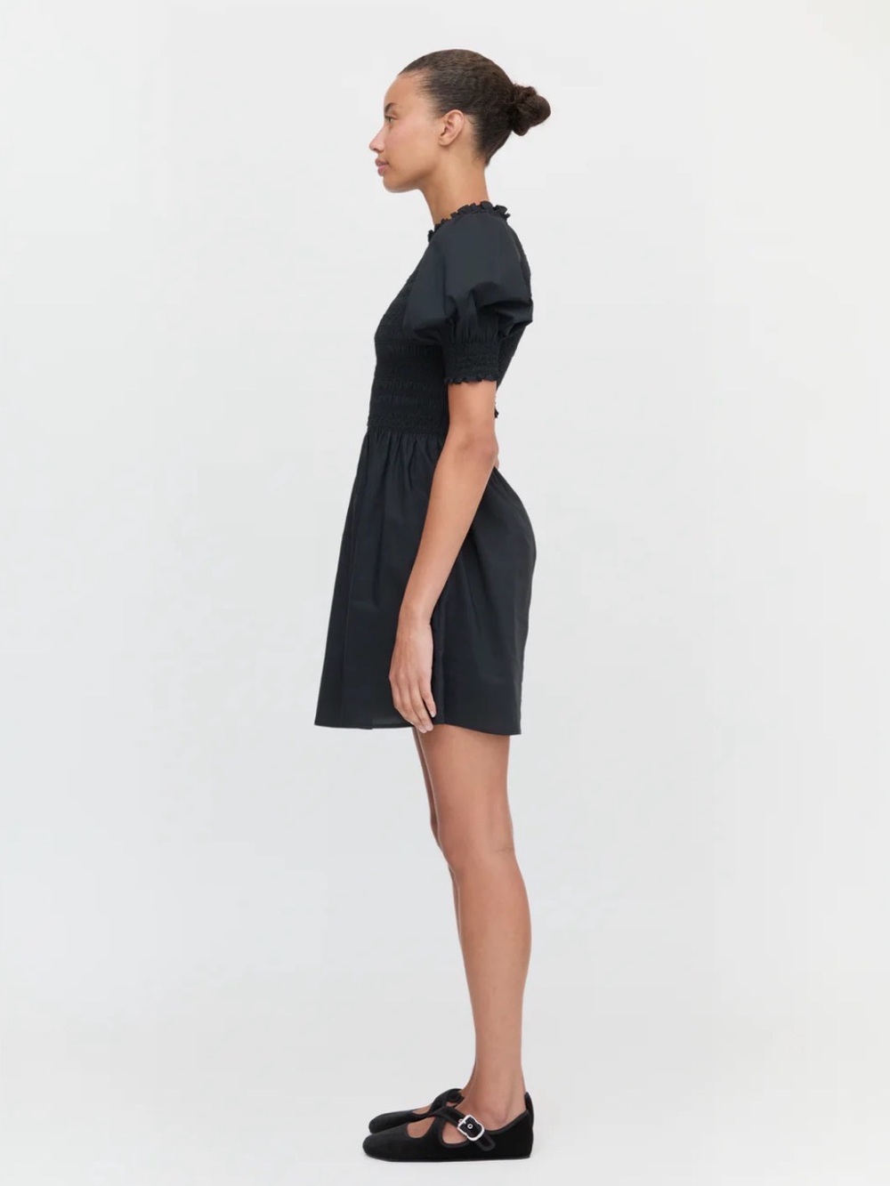 Hill House Vivi Nap Dress in black cotton M - Picture 3 of 8